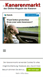 Mobile Screenshot of kanarenmarkt.de